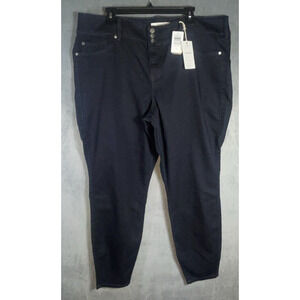 TORRID JEGGING‎ WOMENS 24T PLUS SIZE SUPER SOFT STRETCH BLACK NWT NEW 3 BUTTON